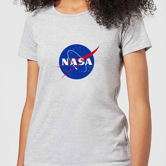 NASA Logo Insignia Women's T-Shirt - Grey - 4XL on Productcaster.