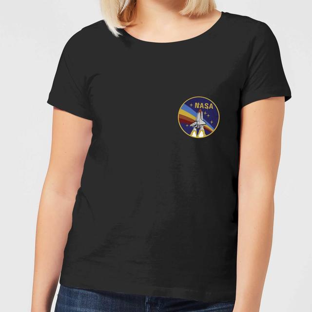 NASA Vintage Rainbow Shuttle Women's T-Shirt - Black - XL on Productcaster.