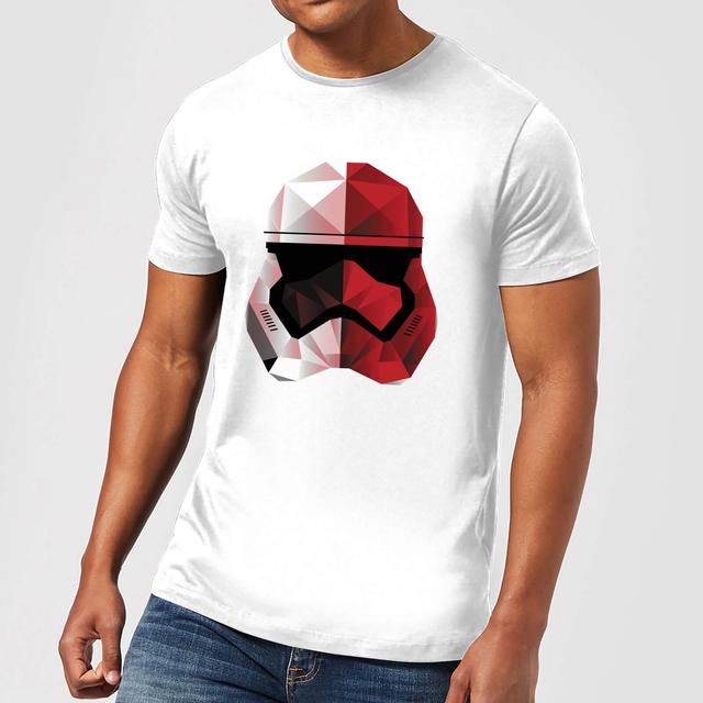 Camiseta Star Wars Los Últimos Jedi Casco Stormtrooper Cubista - Hombre - Blanco - 5XL - Blanco on Productcaster.