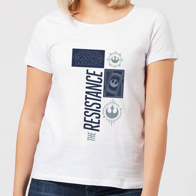 Star Wars The Resistance Weiß Damen T-Shirt - Weiß - S on Productcaster.