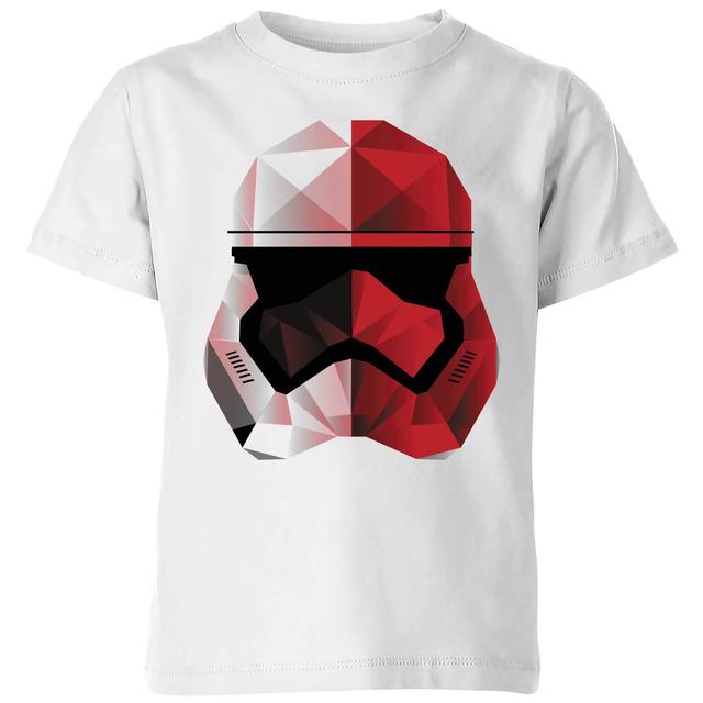 Camiseta Star Wars Los Últimos Jedi Casco Stormtrooper Cubista - Niño - Blanco - 7-8 años on Productcaster.