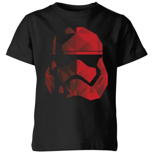 Star Wars Jedi Cubist Trooper Helmet Schwarz Kinder T-Shirt - Schwarz - 5-6 Jahre on Productcaster.