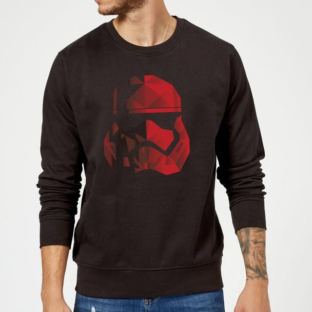 Star Wars Jedi Cubist Trooper Helmet Schwarz Pullover - Schwarz - L on Productcaster.