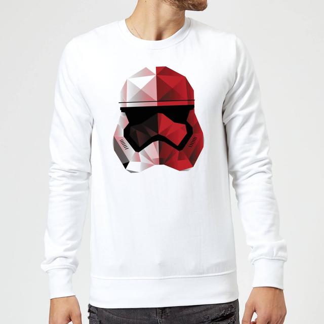 Sudadera Star Wars Los Últimos Jedi Casco Stormtrooper Cubista - Hombre - Blanco - M on Productcaster.