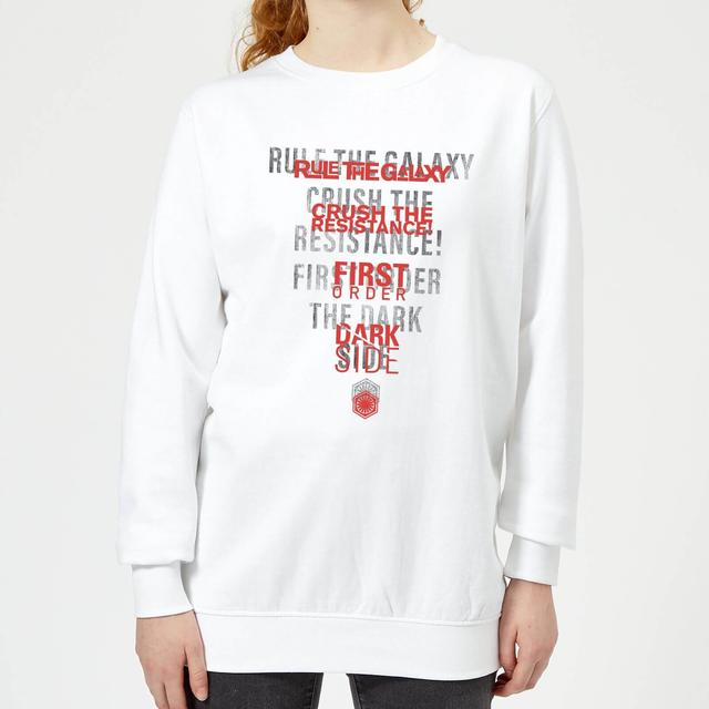 Star Wars Dark Side Echo White Women's Sweatshirt - White - XL - White on Productcaster.