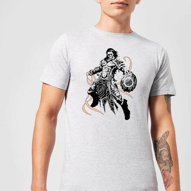 Magic The Gathering Gideon Character Art T-shirt - Grijs - XL on Productcaster.