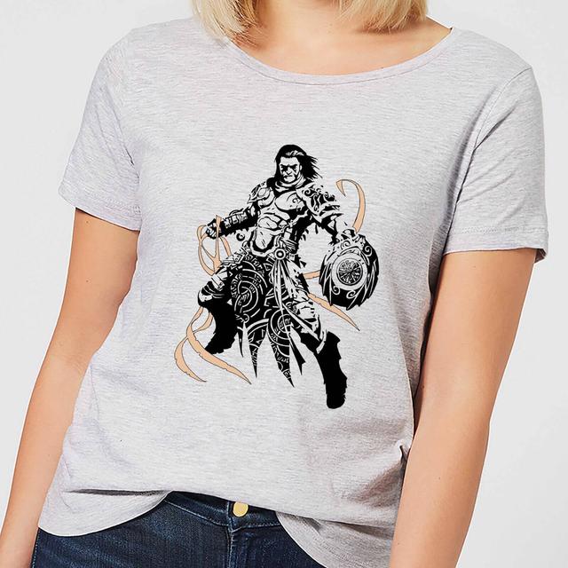 Magic The Gathering Gideon Character Art Dames T-shirt - Grijs - XS on Productcaster.