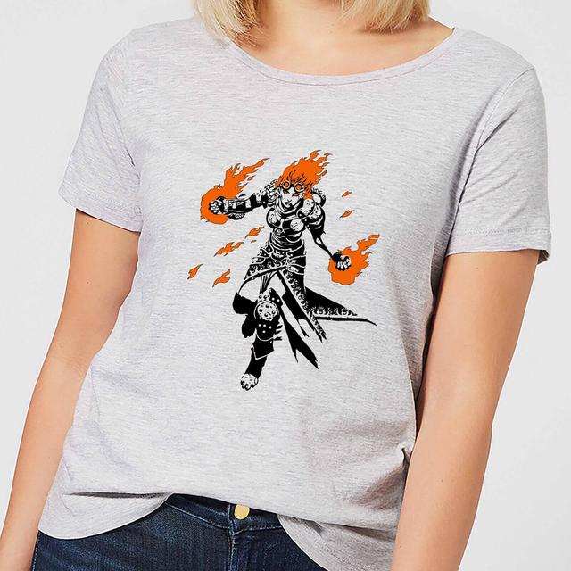 Magic The Gathering Chandra Character Art Dames T-shirt - Grijs - XS on Productcaster.