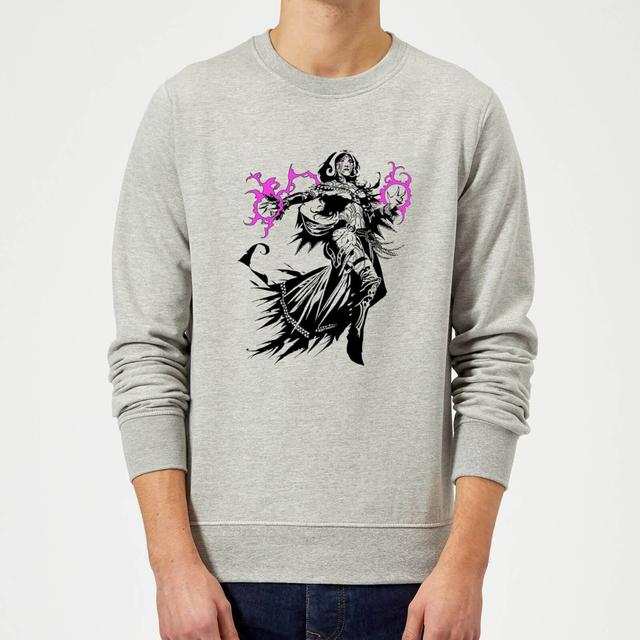 Magic The Gathering Liliana Character Art Pullover - Grau - L on Productcaster.