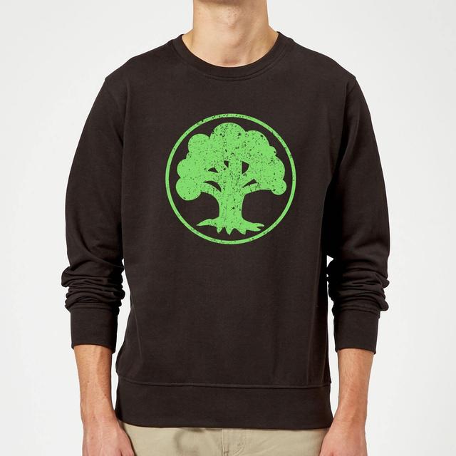 Magic The Gathering Mana Green Sweatshirt - Black - L on Productcaster.