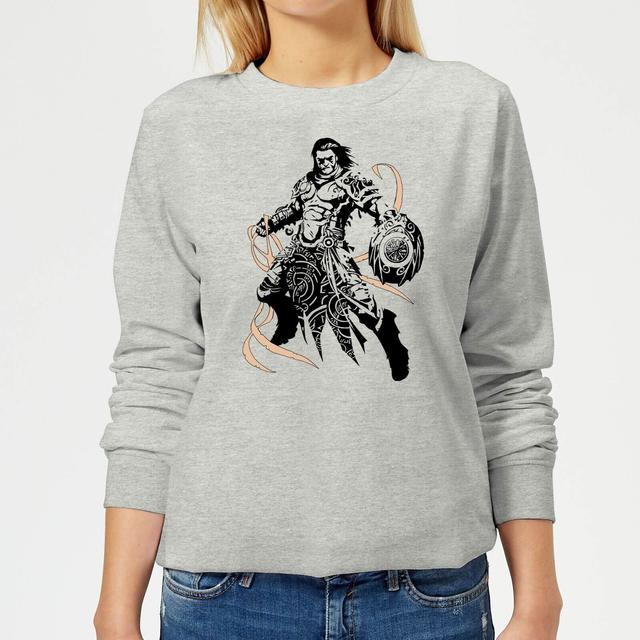 Magic The Gathering Gideon Character Art Womens Jumper - Grey on Productcaster.