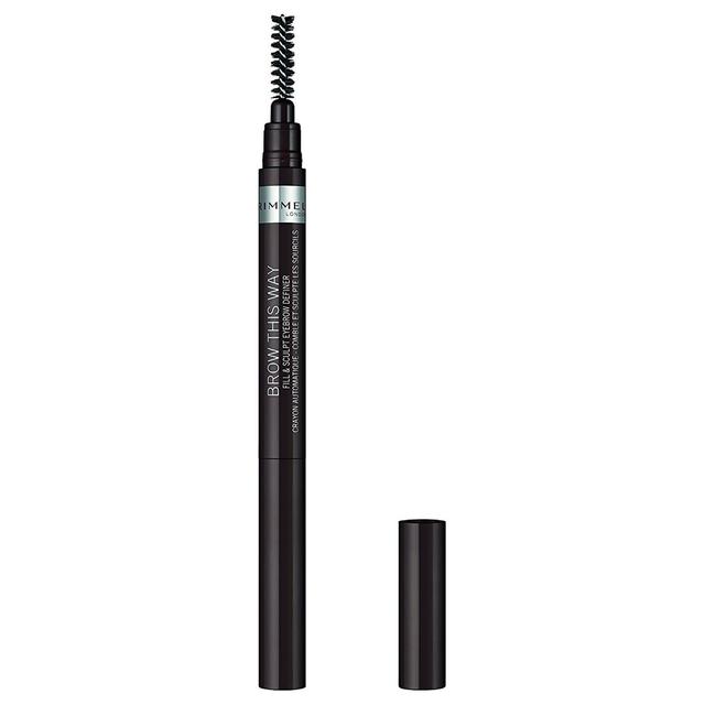 Rimmel Brow This Way Fill and Sculpt Eyebrow Definer 0.4g Dark Brown on Productcaster.