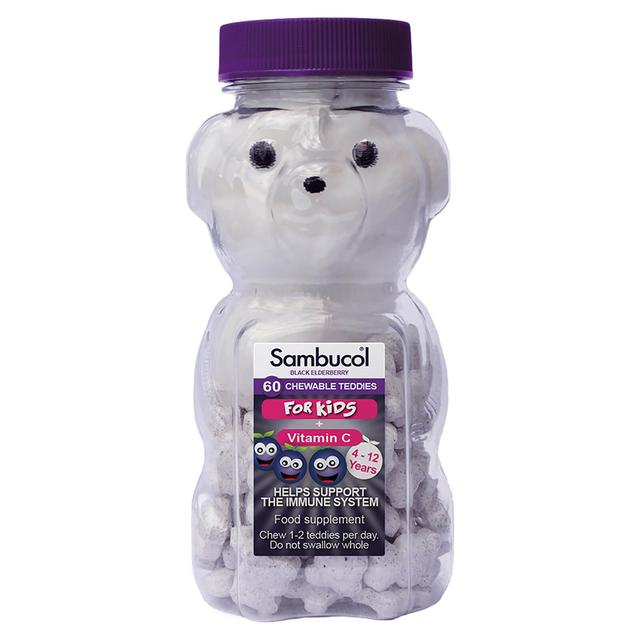 Sambucol Kids' Teddies - 60 Tablets on Productcaster.