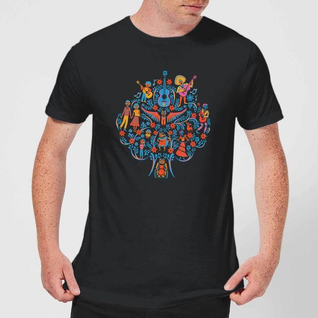 Coco Tree Pattern Men's T-Shirt - Black - XXL on Productcaster.