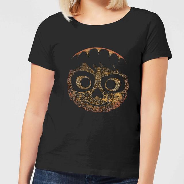 Coco Miguel Face Damen T-Shirt - Schwarz - S on Productcaster.