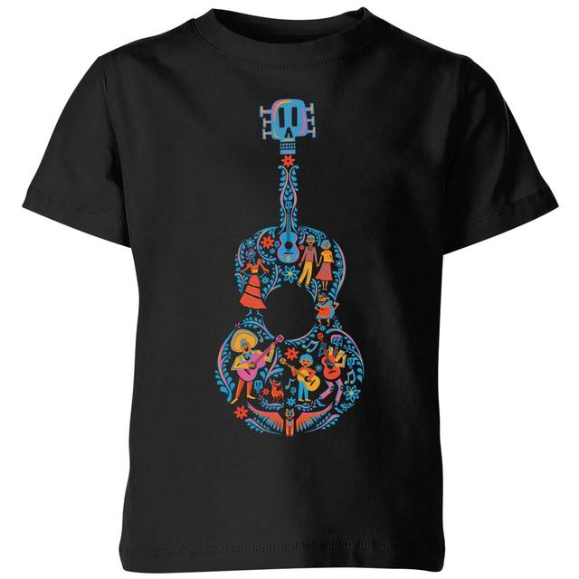 Coco Película Camiseta Guitarra - Hombre - Negro on Productcaster.