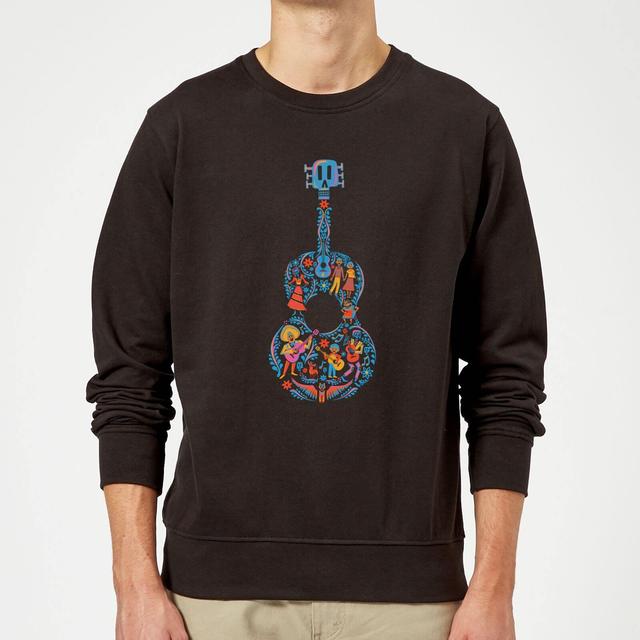 Coco Película Sudadera Guitarra - Mujer - Negro on Productcaster.