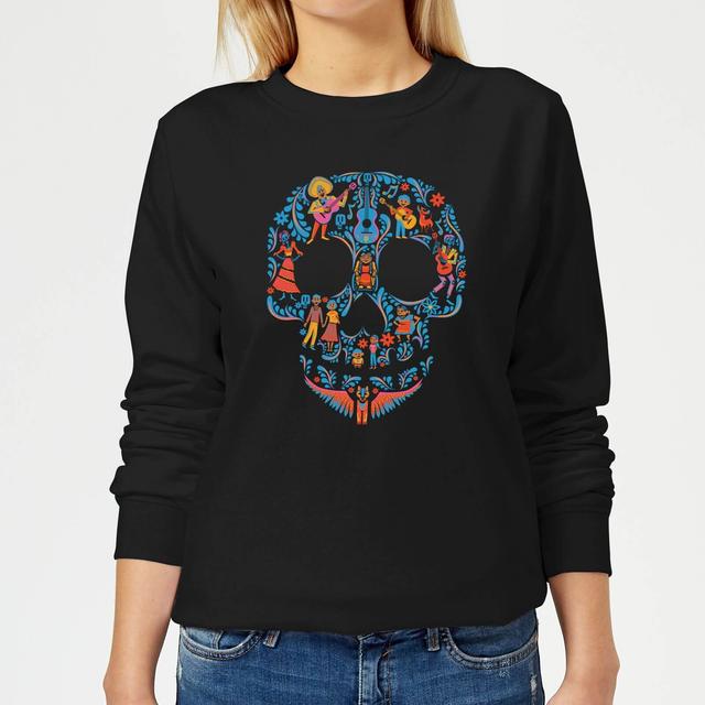 Coco Película Camiseta Calavera - Mujer - Negro on Productcaster.