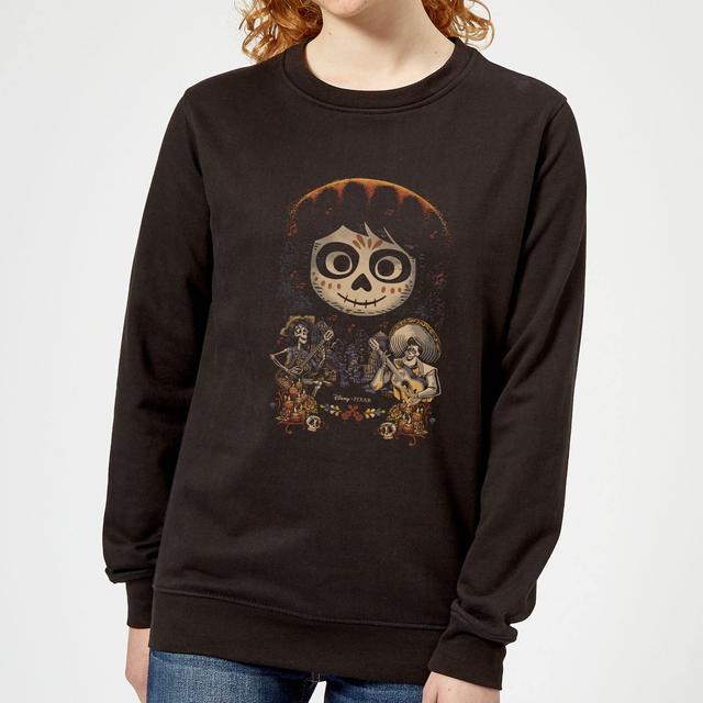 Coco Miguel Face Poster Damen Pullover - Schwarz - L - Schwarz on Productcaster.