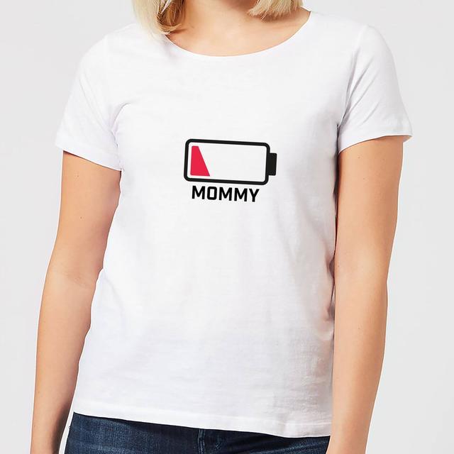 Mommy Batteries Low Women's T-Shirt - White - XL - Weiß on Productcaster.