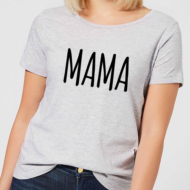 Mama Women's T-Shirt - Grey - 4XL - Grau on Productcaster.