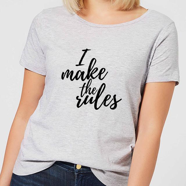 I Make The Rules Women's T-Shirt - Grey - XL - Grau on Productcaster.