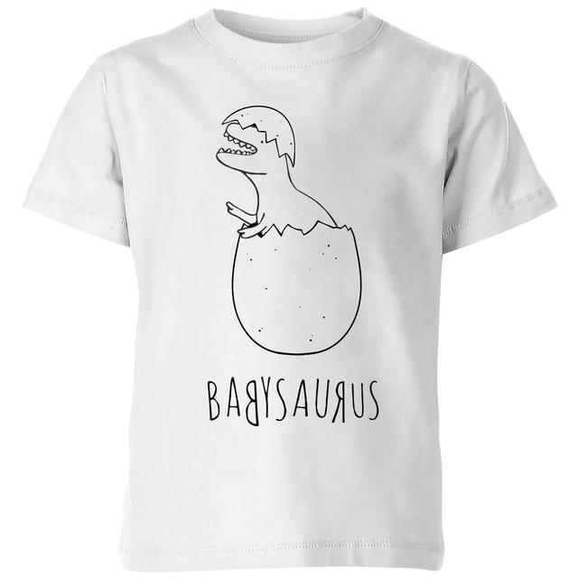 My Little Rascal Babysaurus Kids' T-Shirt - White - 7-8 Years - White on Productcaster.