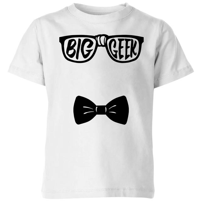 My Little Rascal Big Geek Kids' T-Shirt - White - 3-4 Jahre - Weiß on Productcaster.