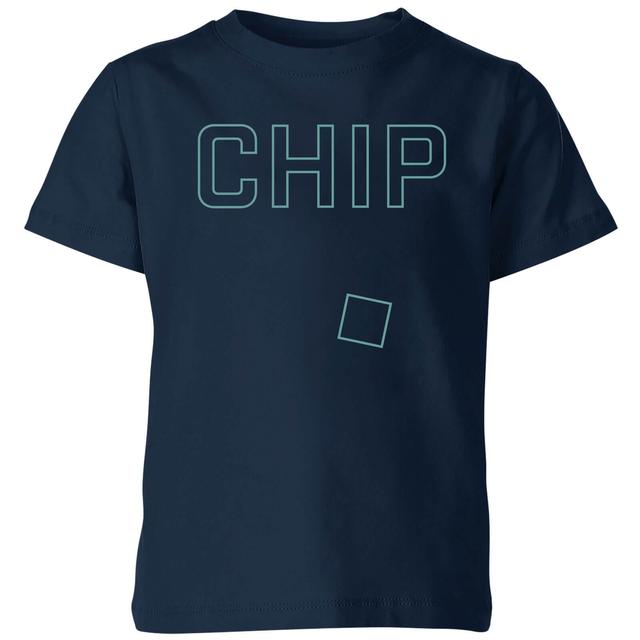 Chip Kids' T-Shirt - Navy - 11-12 Years - Navy on Productcaster.