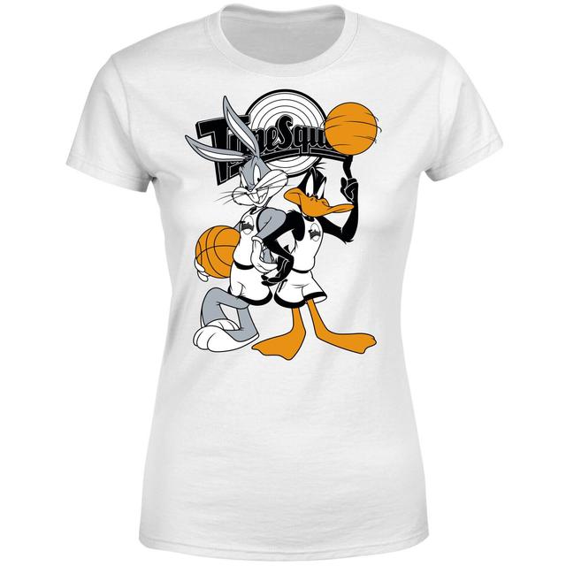 Space Jam Bugs And Daffy Tune Squad Women's T-Shirt - White - M - Bianco on Productcaster.