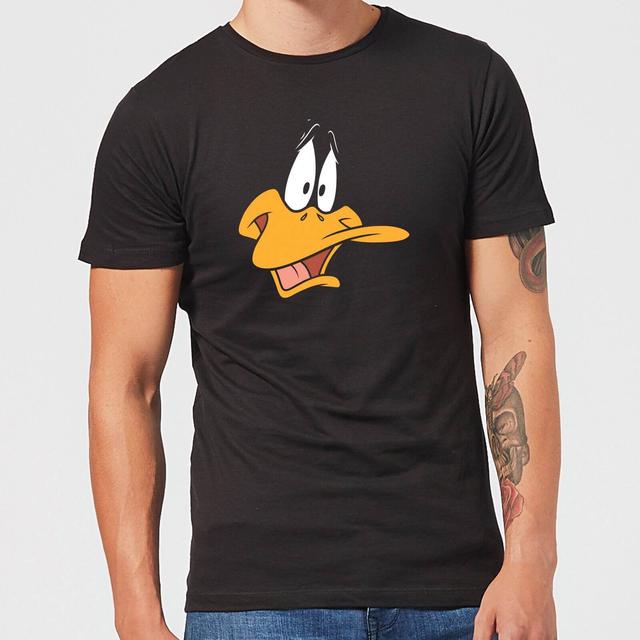 Looney Tunes Daffy Duck Gesicht Herren T-Shirt - Schwarz - 4XL on Productcaster.