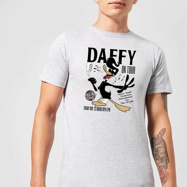 Looney Tunes Daffy Concert Herren T-Shirt - Grau - XL - Grau on Productcaster.