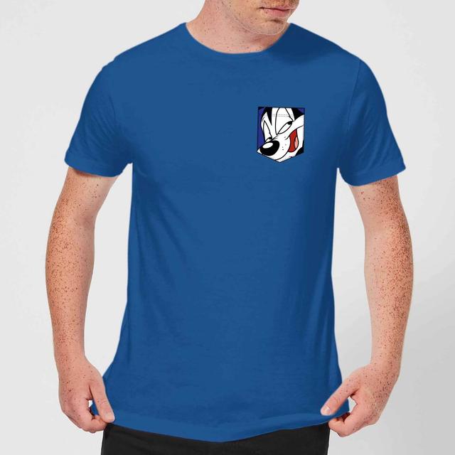 Looney Tunes Camiseta Pepe Le Pew Cara - Hombre - Azul on Productcaster.