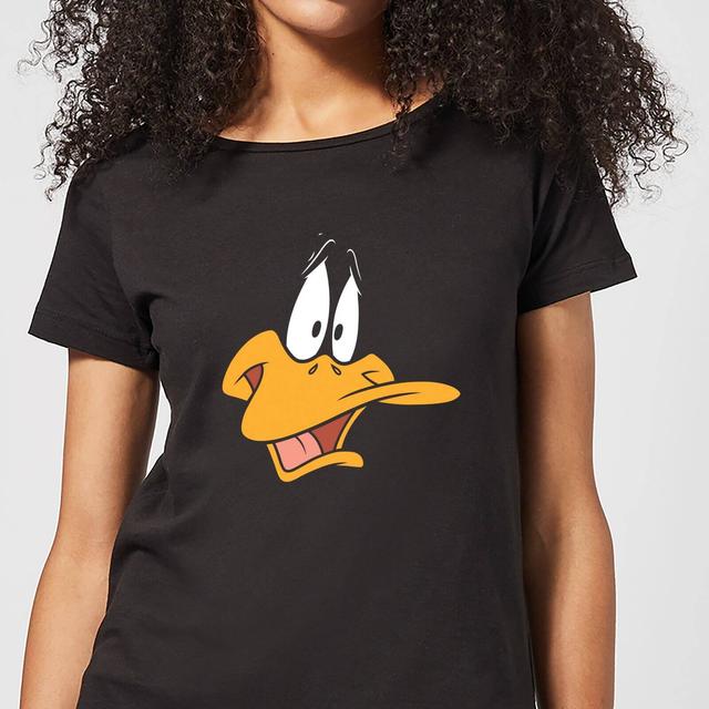 Looney Tunes Camiseta Pato Lucas - Mujer - Negro on Productcaster.