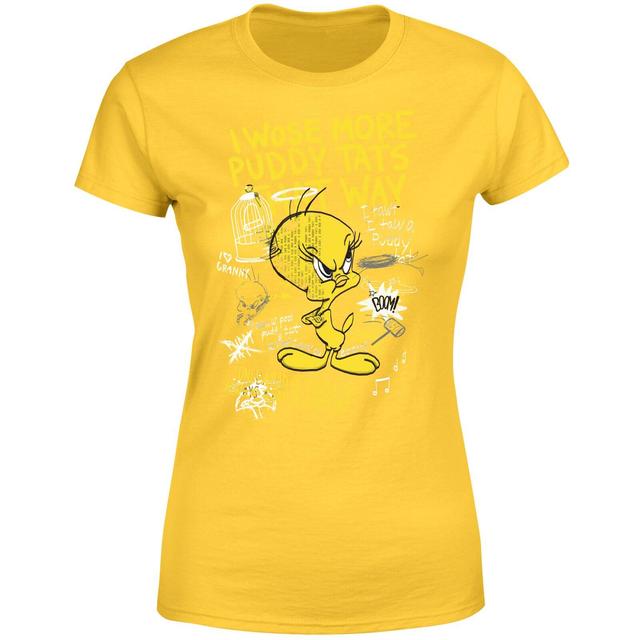 Looney Tunes Tweety Dames T-shirt - Geel - S on Productcaster.