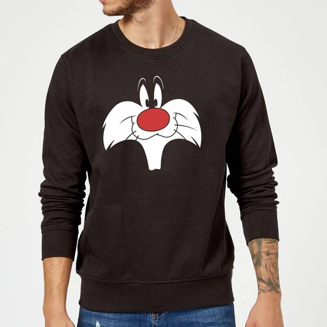 Looney Tunes Sudadera Silvestre Cara - Hombre - Negro on Productcaster.