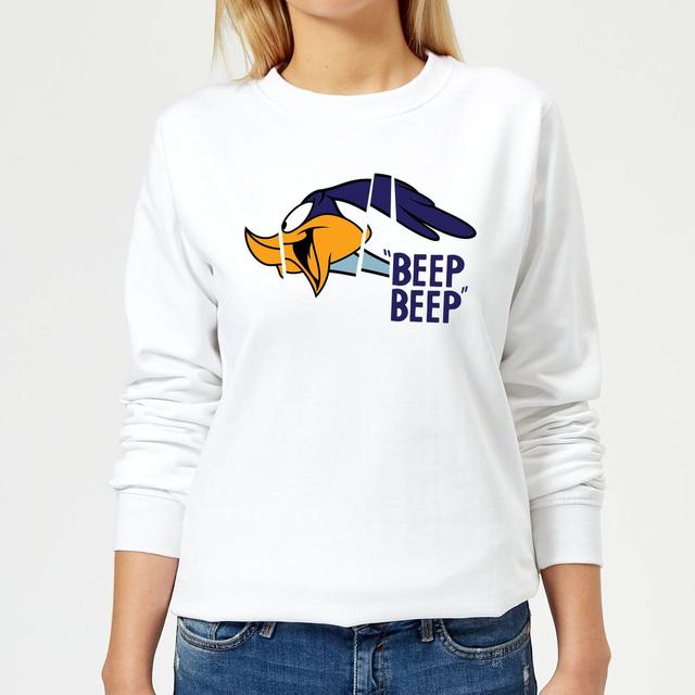 Looney Tunes Sudadera Correcaminos Beep Beep - Mujer - Blanco on Productcaster.