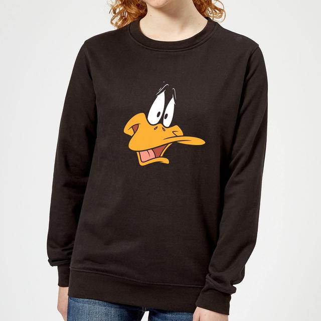 Looney Tunes Sudadera Pato Lucas - Mujer - Negro on Productcaster.