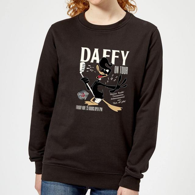 Looney Tunes Daffy Concert Damen Pullover - Schwarz - M - Schwarz on Productcaster.