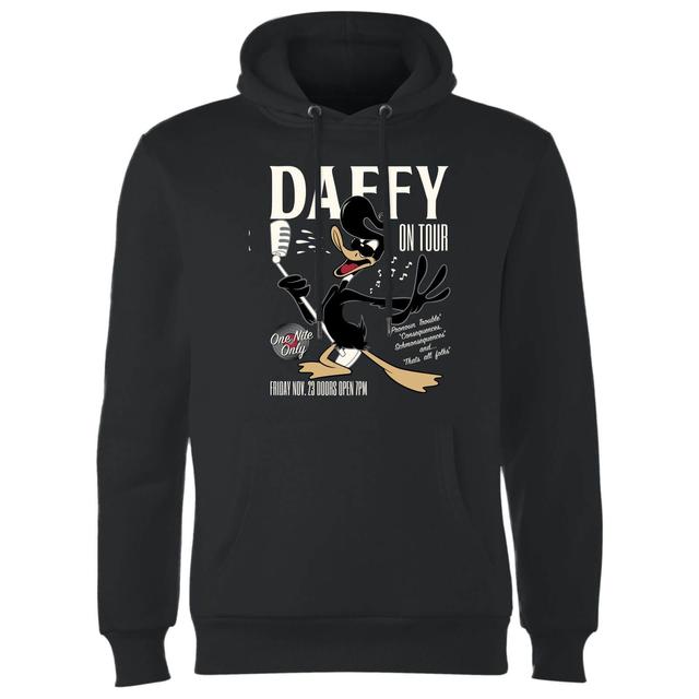 Looney Tunes Daffy Concert Hoodie - Black - XXL on Productcaster.