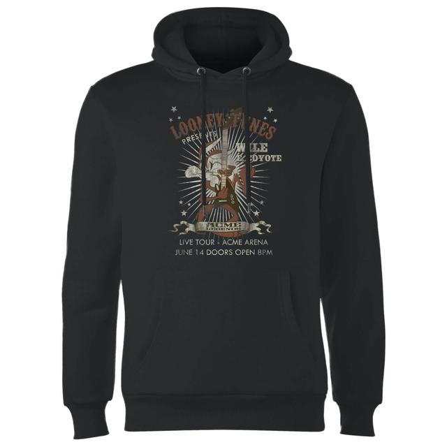 Looney Tunes Sudadera Coyote Live Tour - Negro on Productcaster.