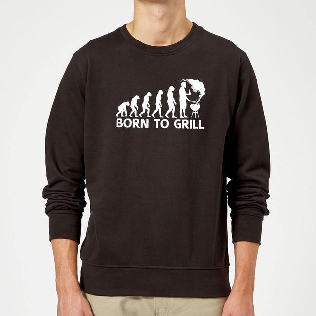 Born To Grill Sweatshirt - Black - XL - Schwarz on Productcaster.