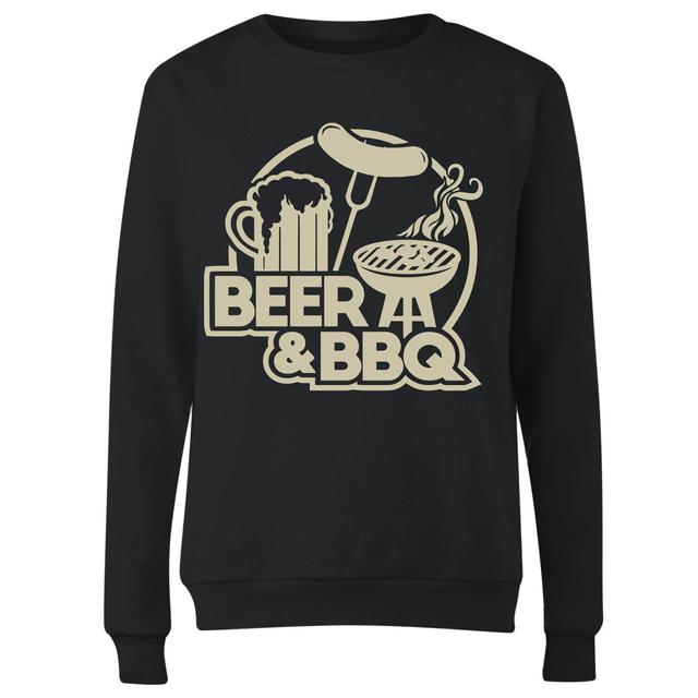 Beer & BBQ Women's Sweatshirt - Black - M - Schwarz on Productcaster.