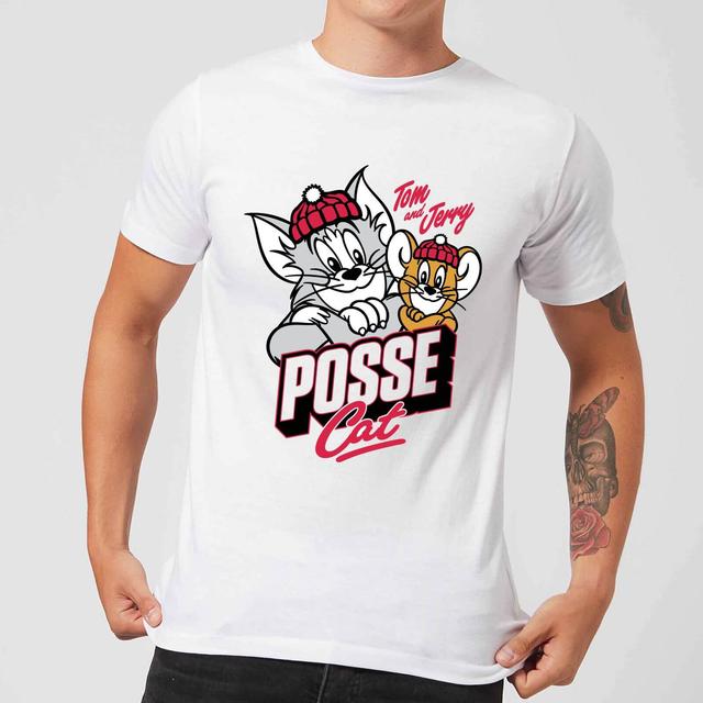 Tom & Jerry Posse Cat Herren T-Shirt - Weiß - M on Productcaster.