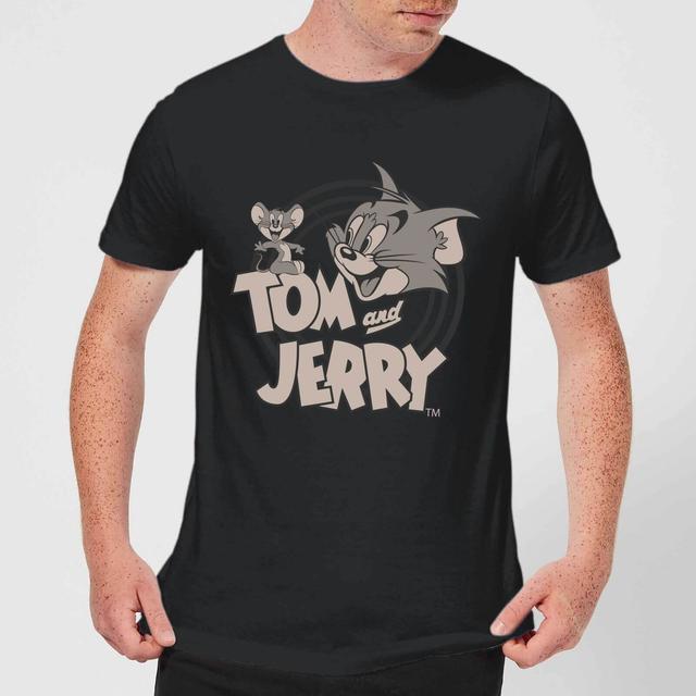 Camiseta Tom y Jerry Logo ByN - Hombre - Negro - XS on Productcaster.