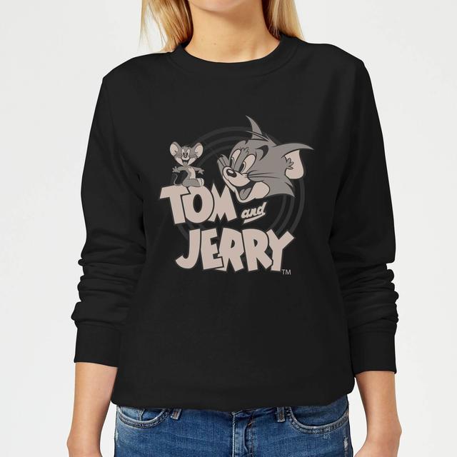 Tom & Jerry Circle Women's Sweatshirt - Black - M on Productcaster.