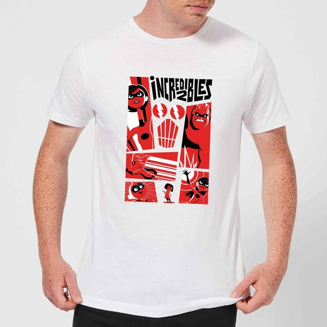 The Incredibles 2 Poster Men's T-Shirt - White - M on Productcaster.