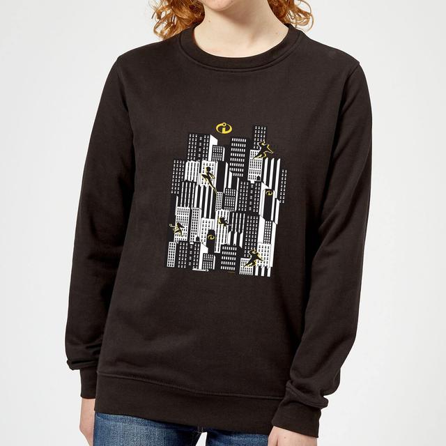 The Incredibles 2 Skyline Women's Sweatshirt - Black - XL - Svart on Productcaster.