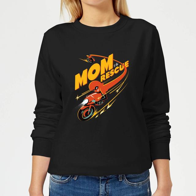 The Incredibles 2 Mom To The Rescue Women's Sweatshirt - Black - M - Black on Productcaster.