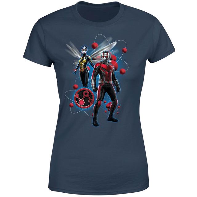 Ant-Man And The Wasp Particle Pose Damen T-Shirt - Navy Blau - M on Productcaster.